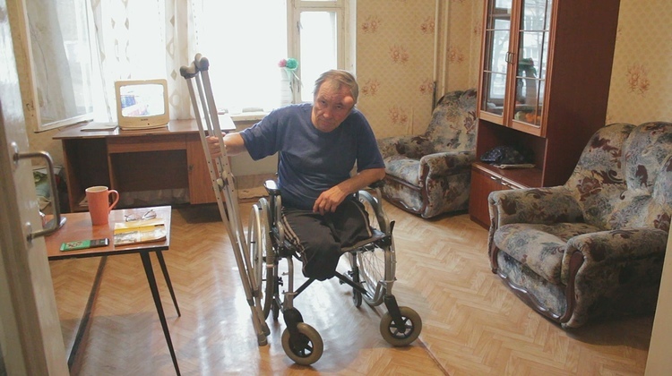 Инвалид без ноги фото